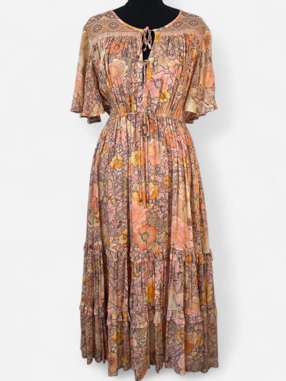 Spell & The Gypsy Collective Amethyst Garden Party Dress Large - Picture 2 of 8